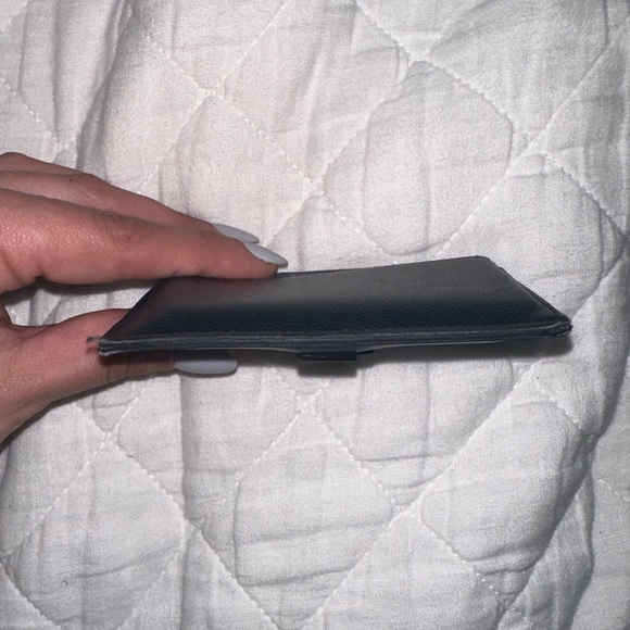 YSL Monogram Card Case in Grained Leather - Picture 2 of 5